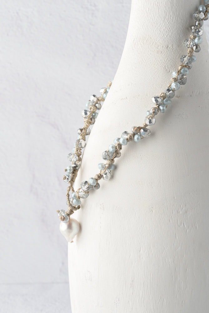 Mela Shimmery Cloud Necklace