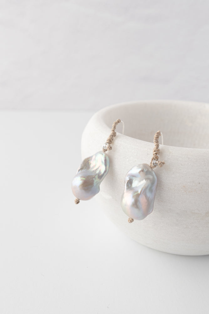 Mela Foster Pearl Earrings