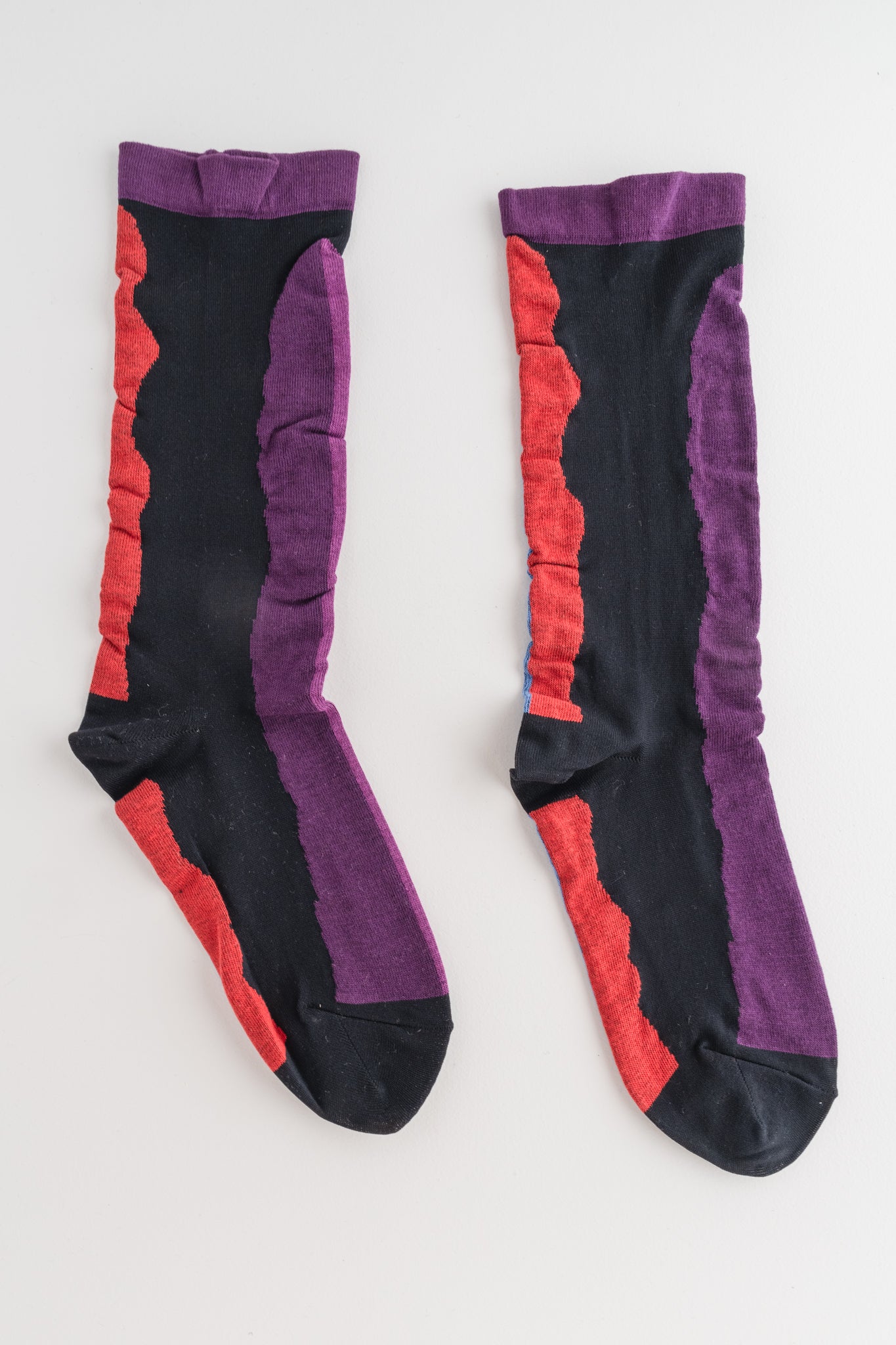 Swatch Stripe Socks, Violet