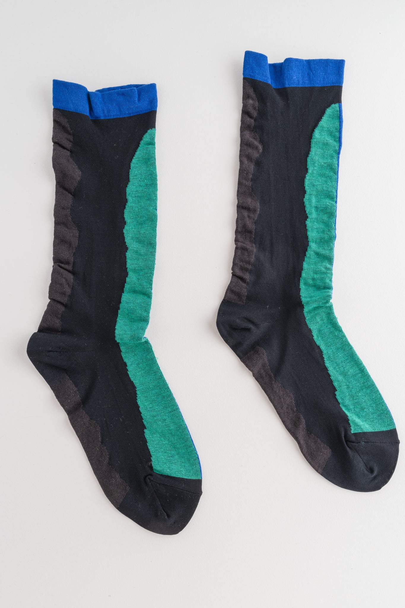 Swatch Stripe Socks, Green