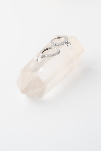 Native Gem Bon Bon Circle Huggies Earrings