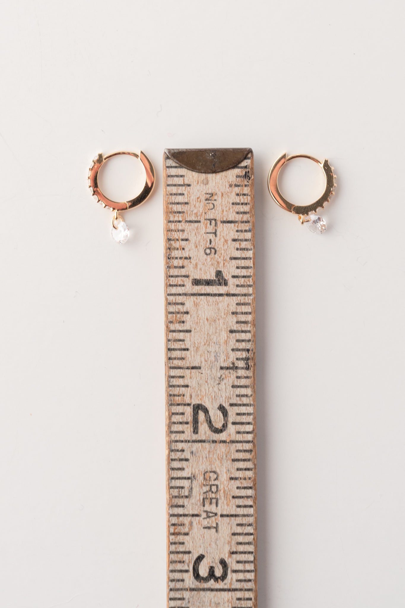 Native Gem Bon Bon Diamond Circle Huggies Earrings