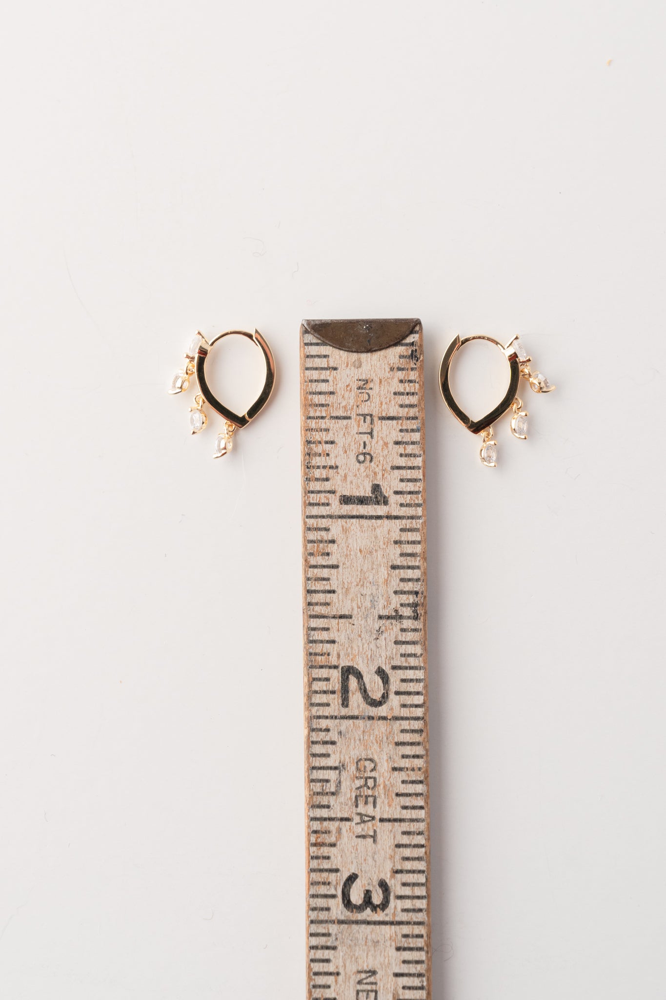 Native Gem Floating Opal Huggies