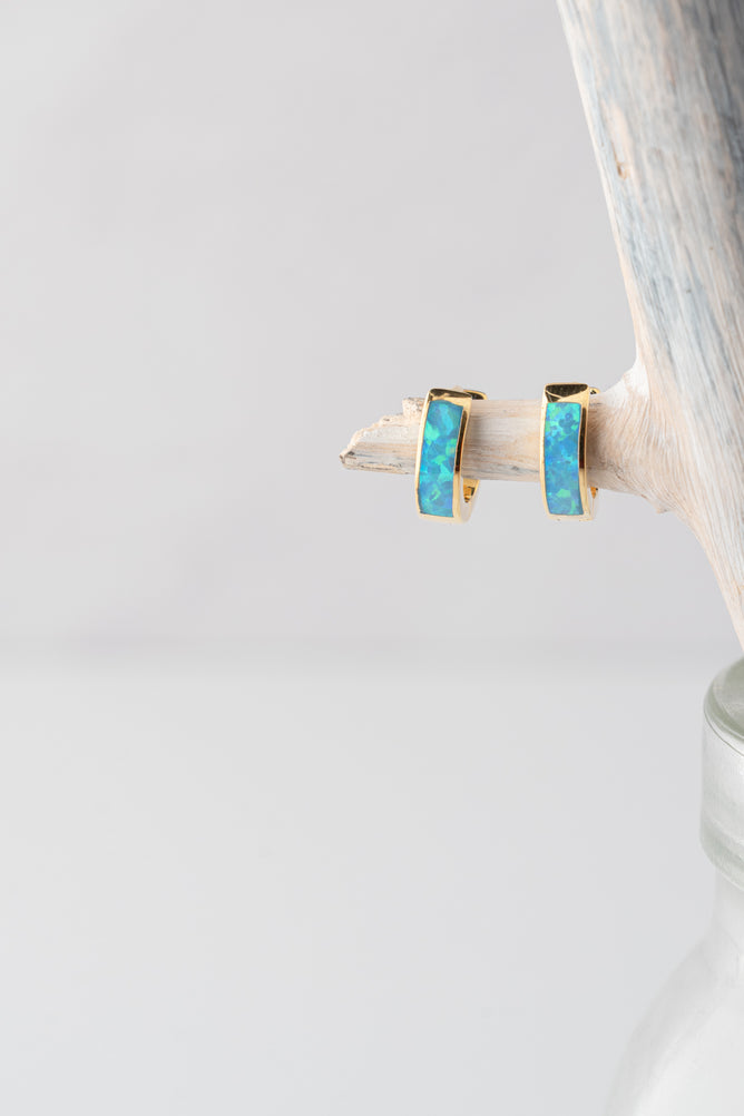 Native Gem Shay Huggies, Blue Opal