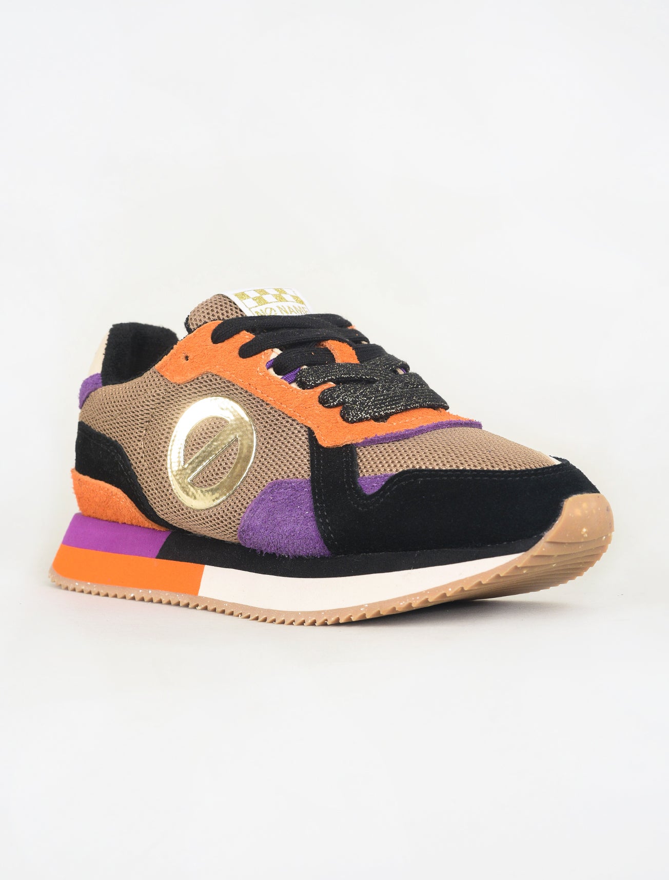 No Name Mia New Jogger, Black/Purple/Orange