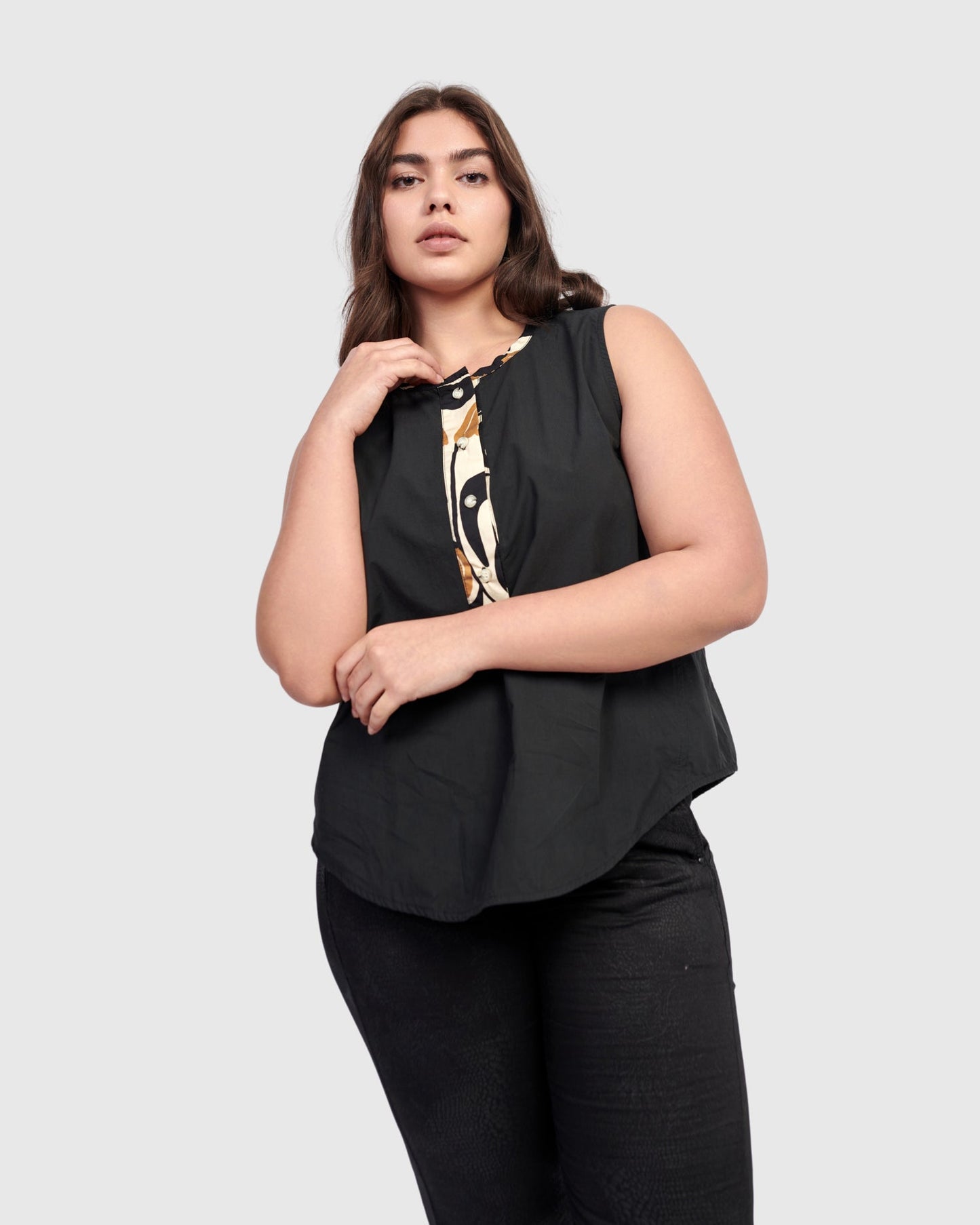 Alembika Annaleise Sleeveless Top, Tulips