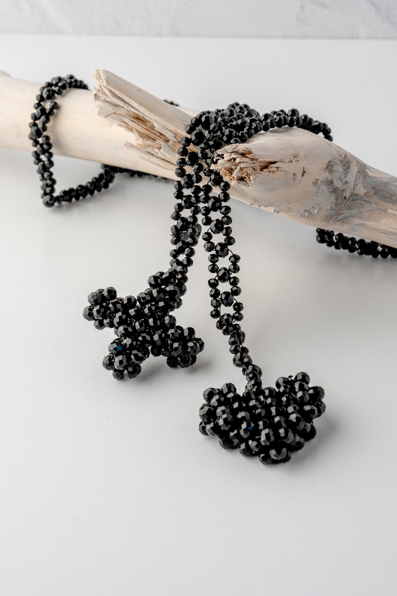 Pluslavie Highlight Plus/Heart Necklace, Black