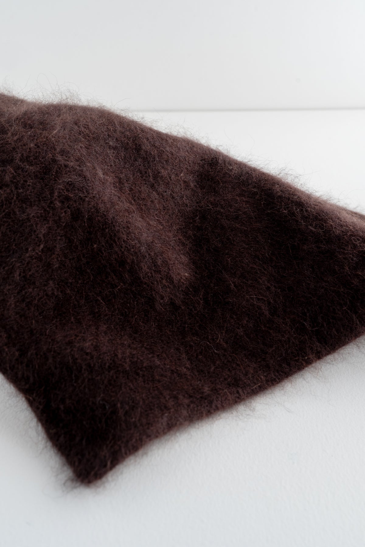 Estheme Cashmere Luxe Raccoon Beanie, Americano