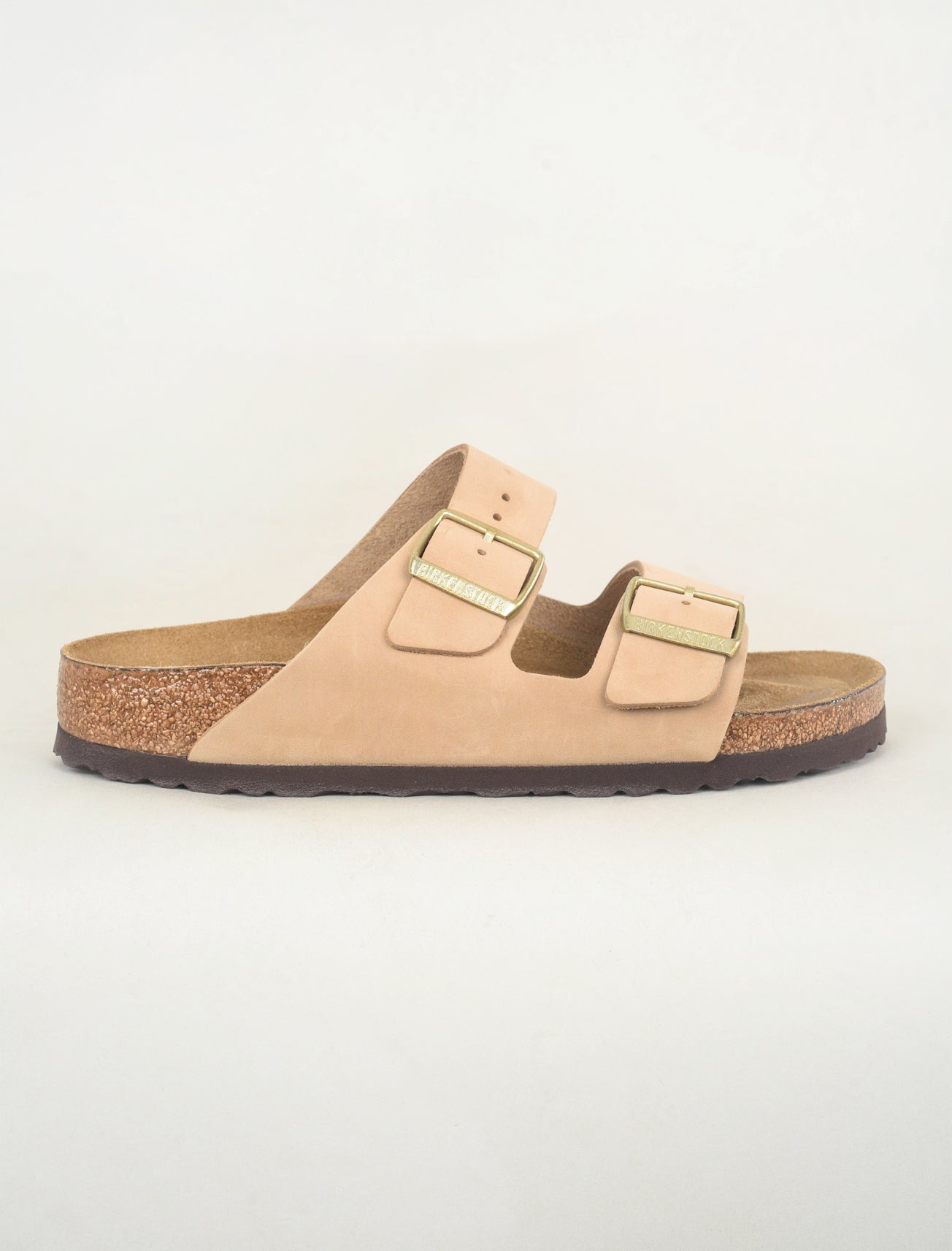 Birkenstock Arizona Soft Bed Nubuck, Sandcastle