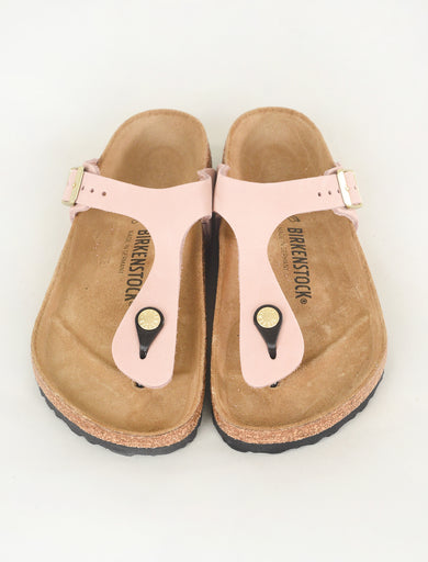 Birkenstock Gizeh Nubuk Sandal, Soft Pink