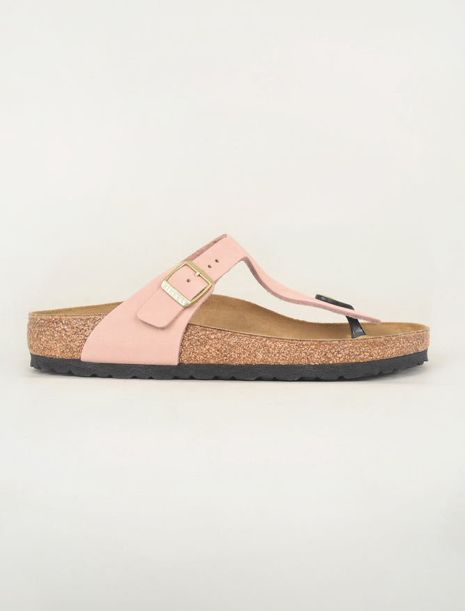 Birkenstock Gizeh Nubuk Sandal, Soft Pink
