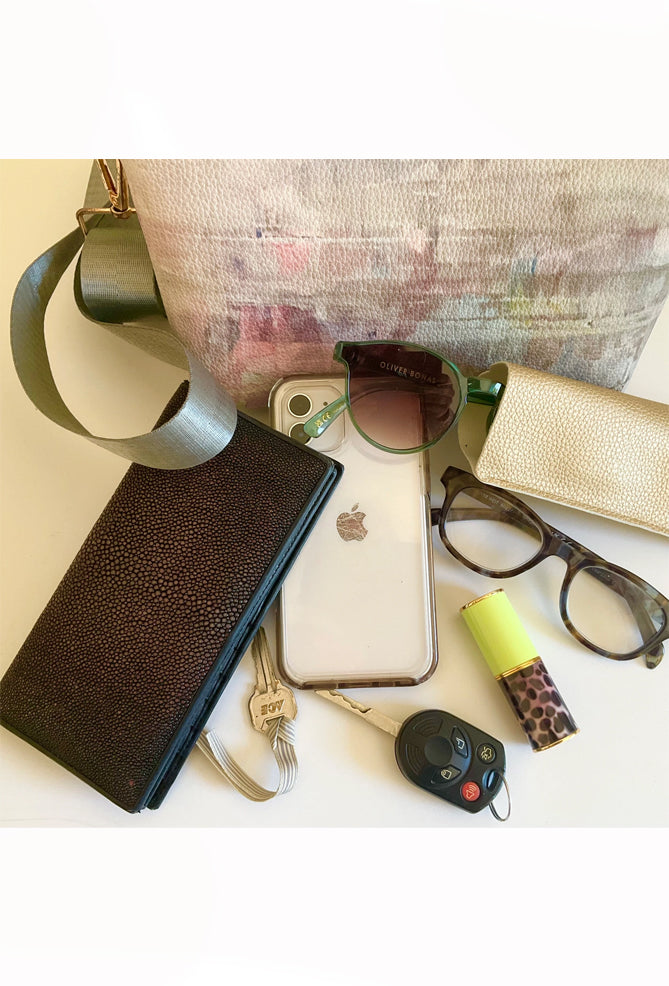 Delisch Crossbody Bag, Platinum/Pearl