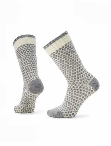 Smartwool Everyday Popcorn Polka Dot Crew Socks, Natural