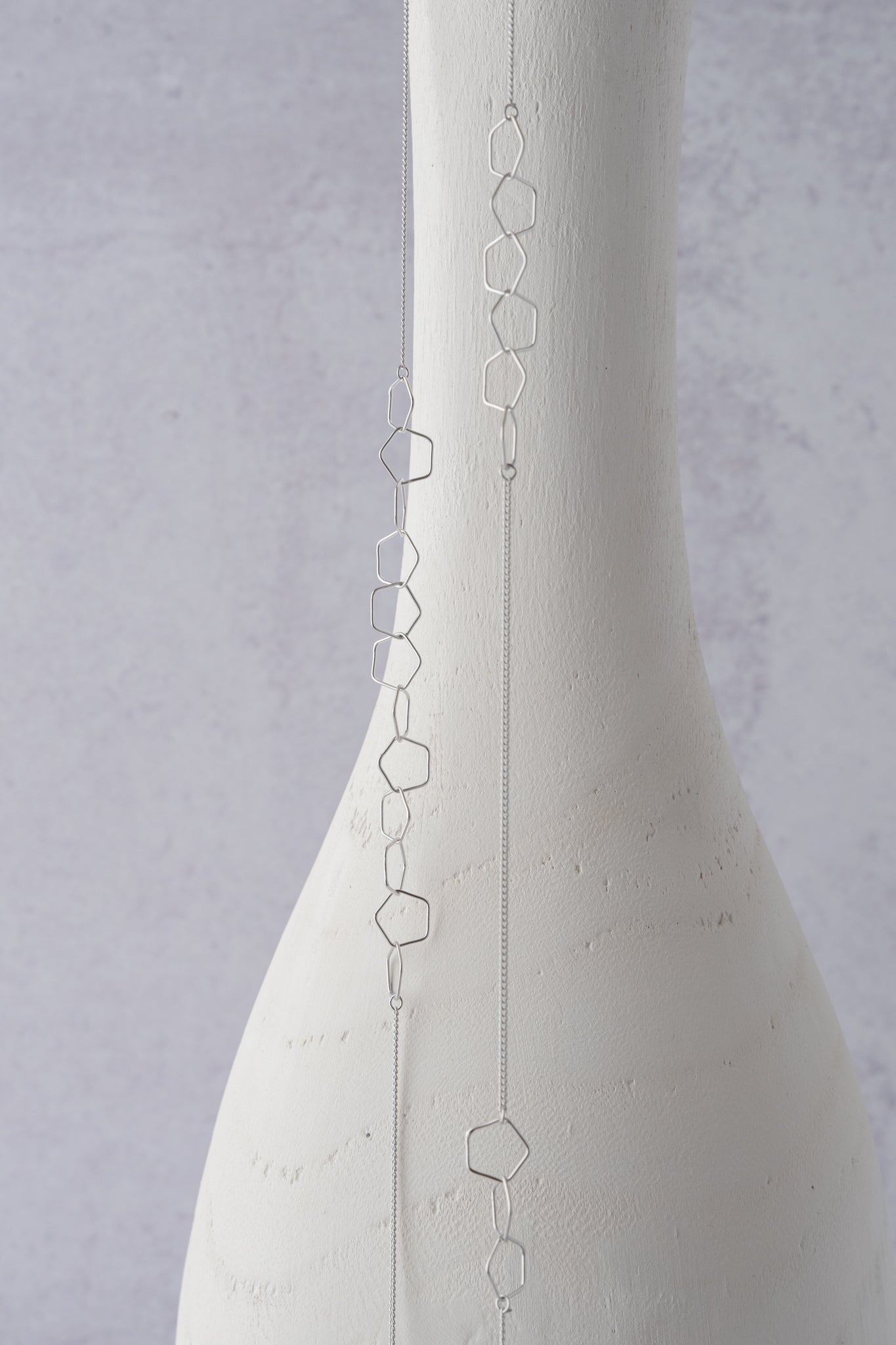 Pursuits Allegra Versatile Necklace, Satin Silver