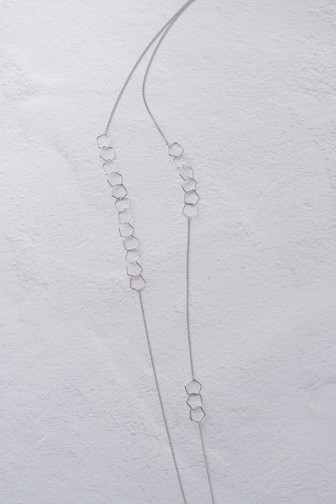 Pursuits Allegra Versatile Necklace, Satin Silver