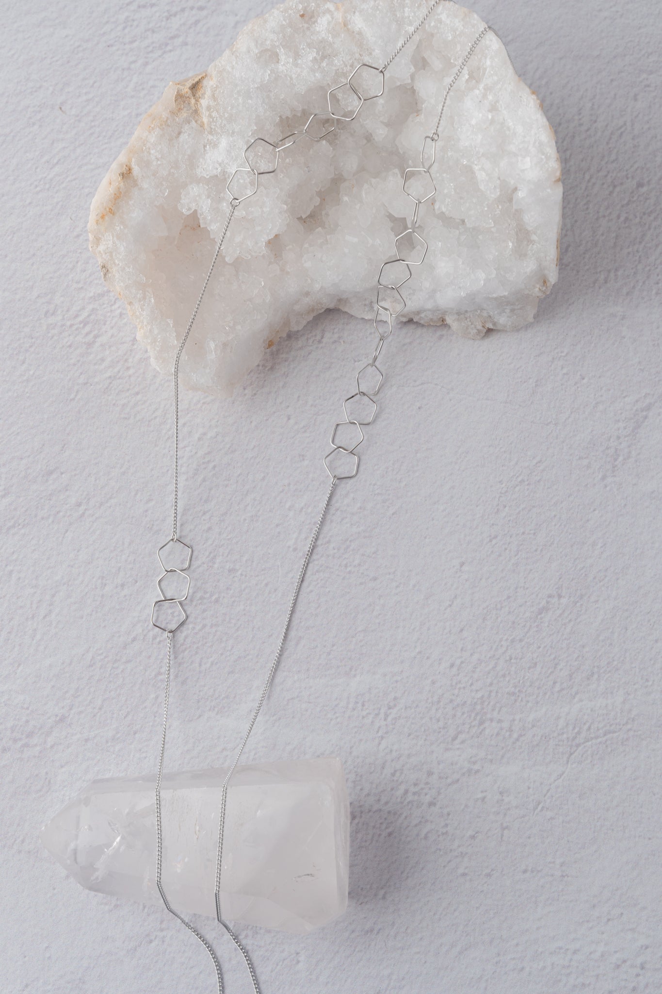 Pursuits Allegra Versatile Necklace, Satin Silver