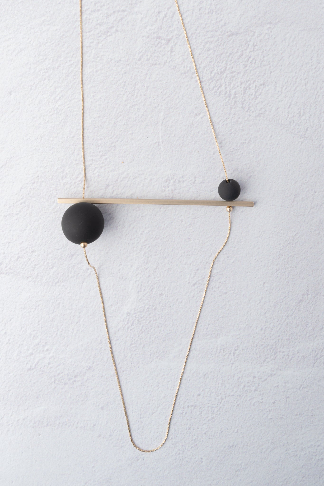 Pursuits Abacus Necklace, Gold & Black