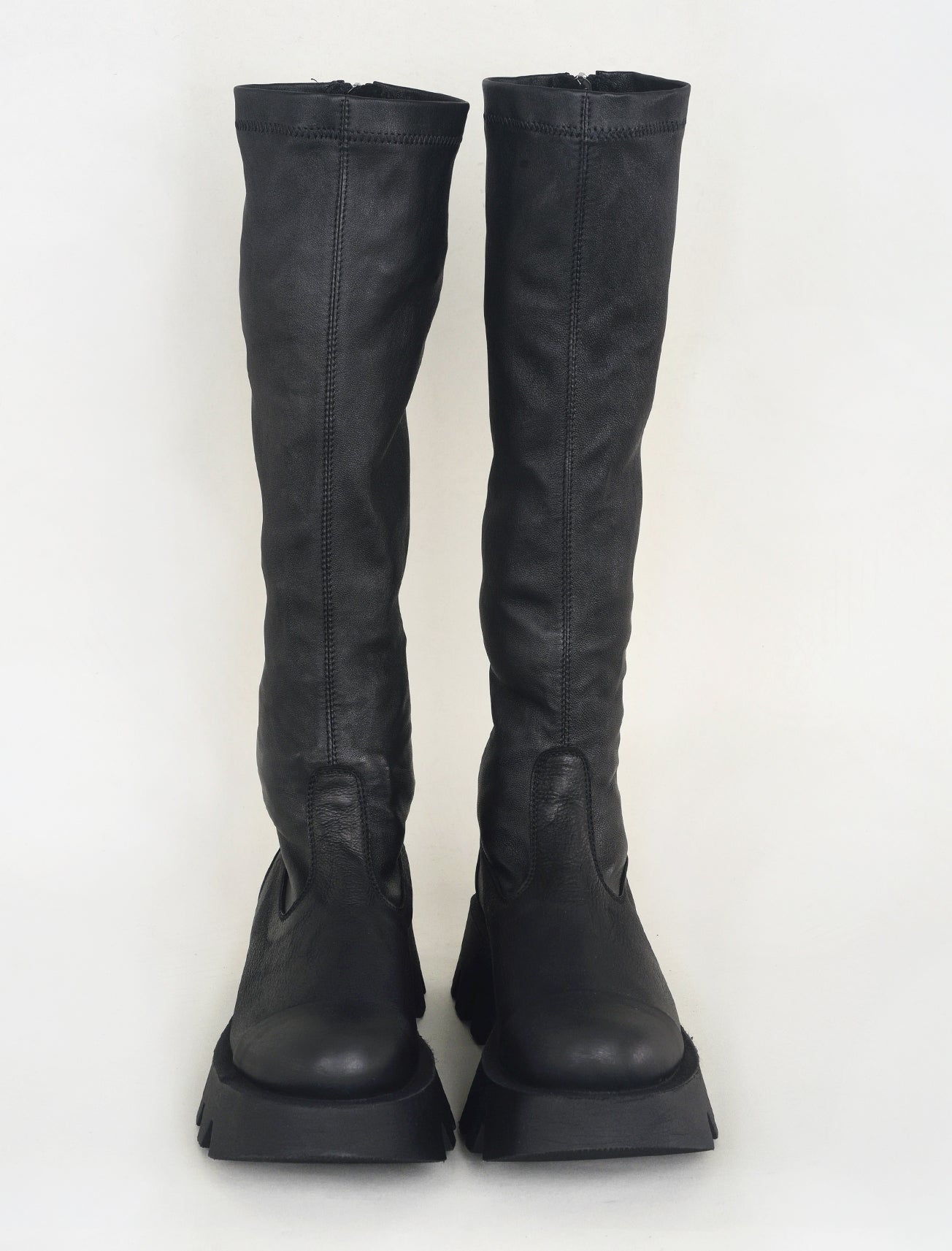 Lofina Stretch Nappa Tall Boot, Black