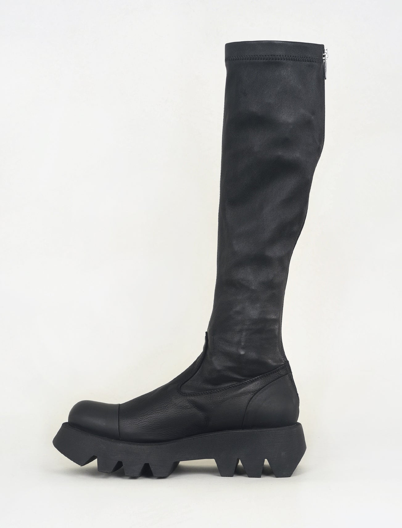 Lofina Stretch Nappa Tall Boot, Black
