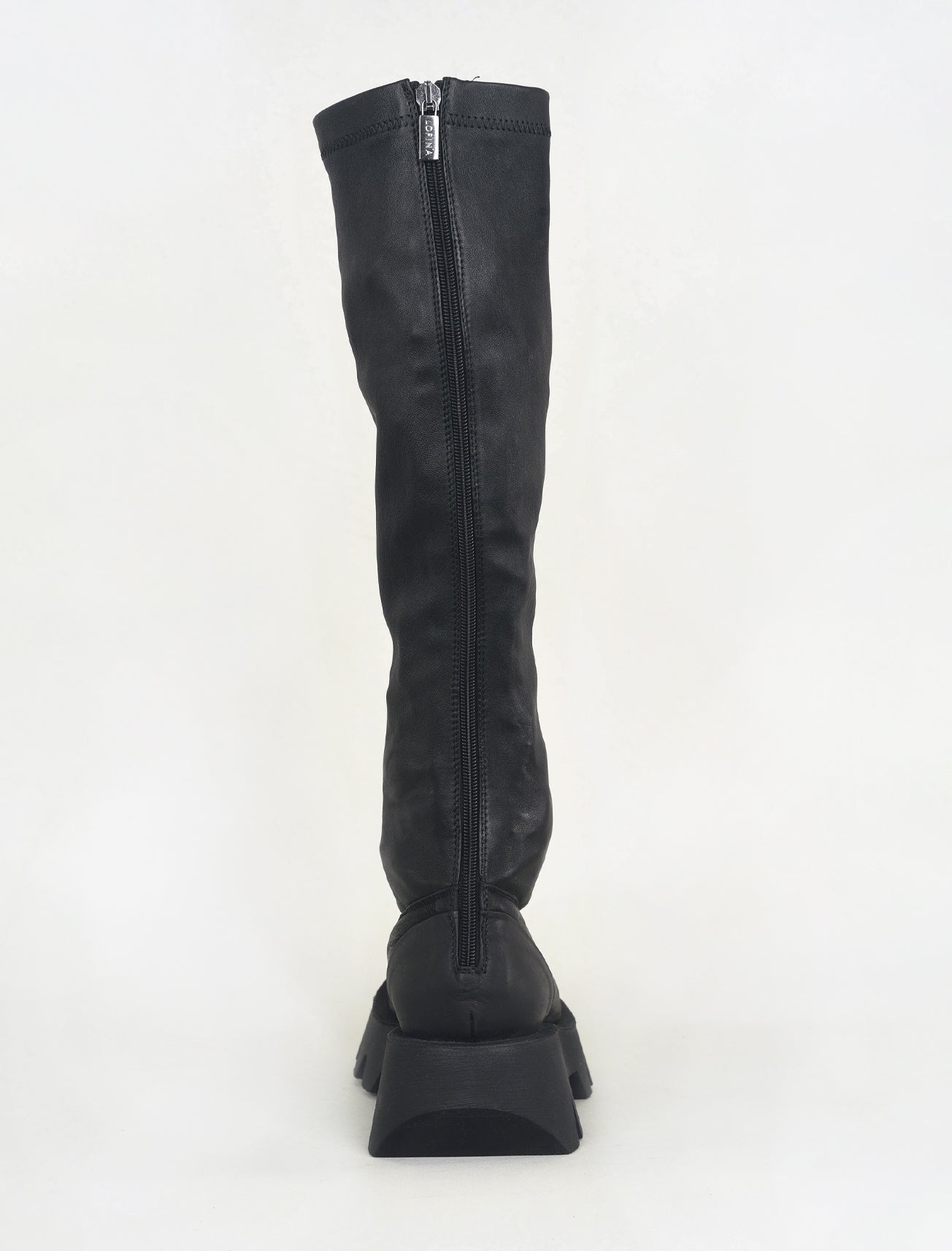 Lofina Stretch Nappa Tall Boot, Black