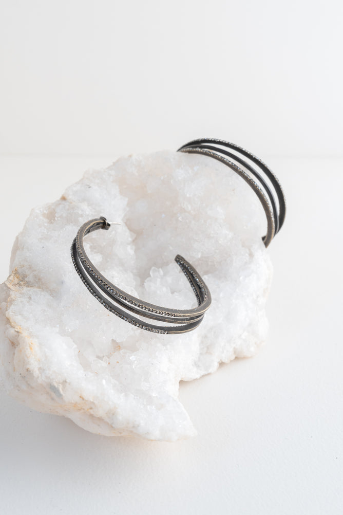 Rebel Designs Triple Hoop Earrings