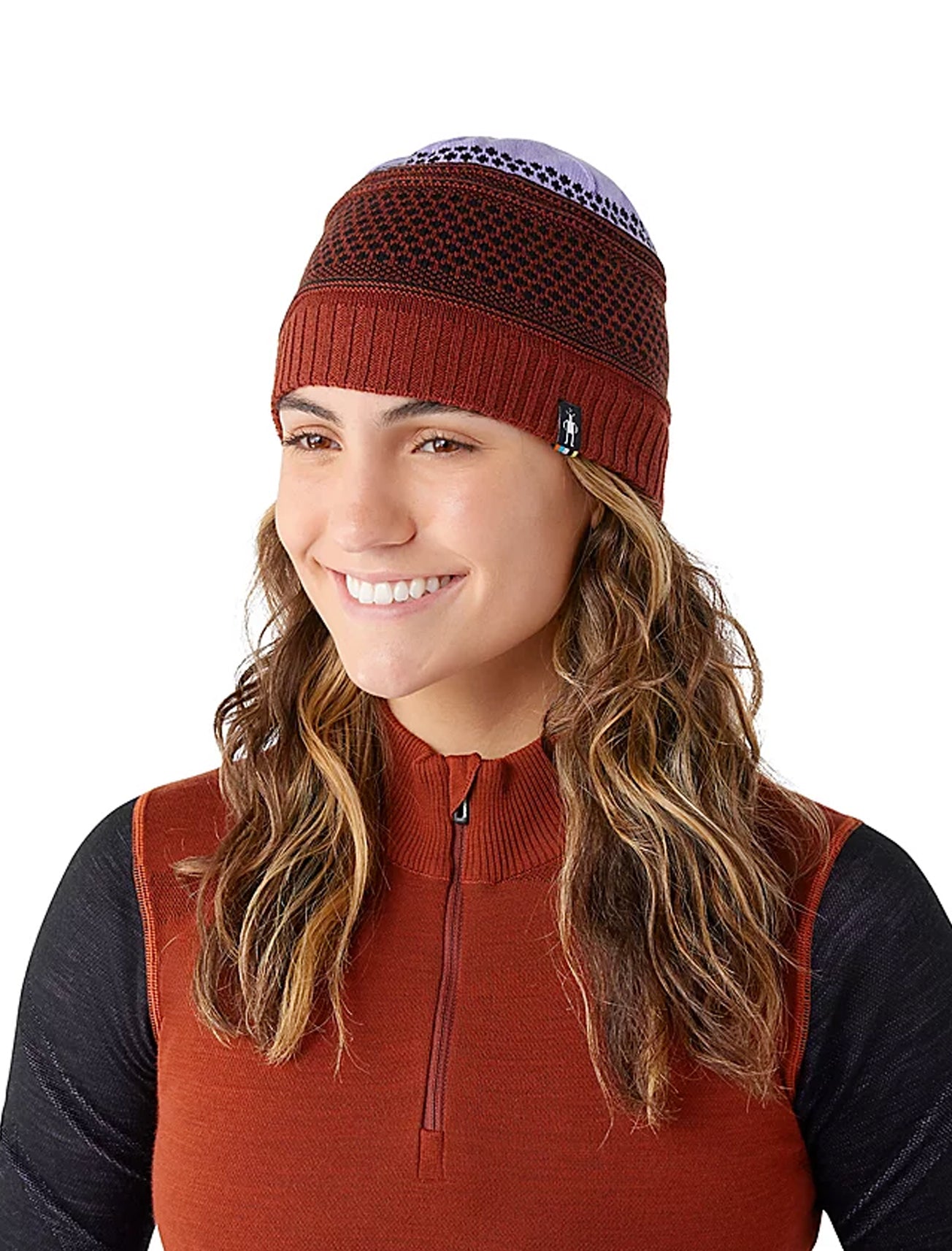 Smartwool Popcorn Cable Beanie, Ultra Violet
