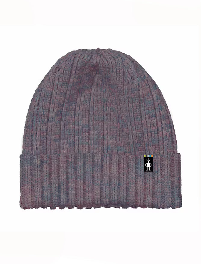 Smartwool Merino Rib Hat, Chalk Violet Heather