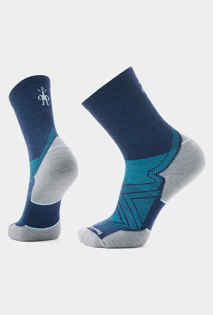 Smartwool Run Targeted Cushion Mid Crew Socks, Deep Navy