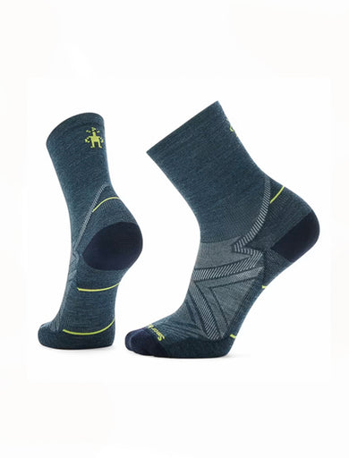 Smartwool Run Zero Cushion Mid Crew Sock, Twilight