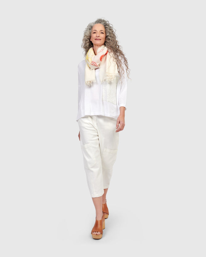 Alembika Palma Capri Pants, White
