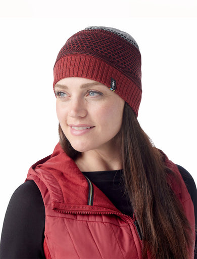 Smartwool Popcorn Cable Beanie, Currant Heather
