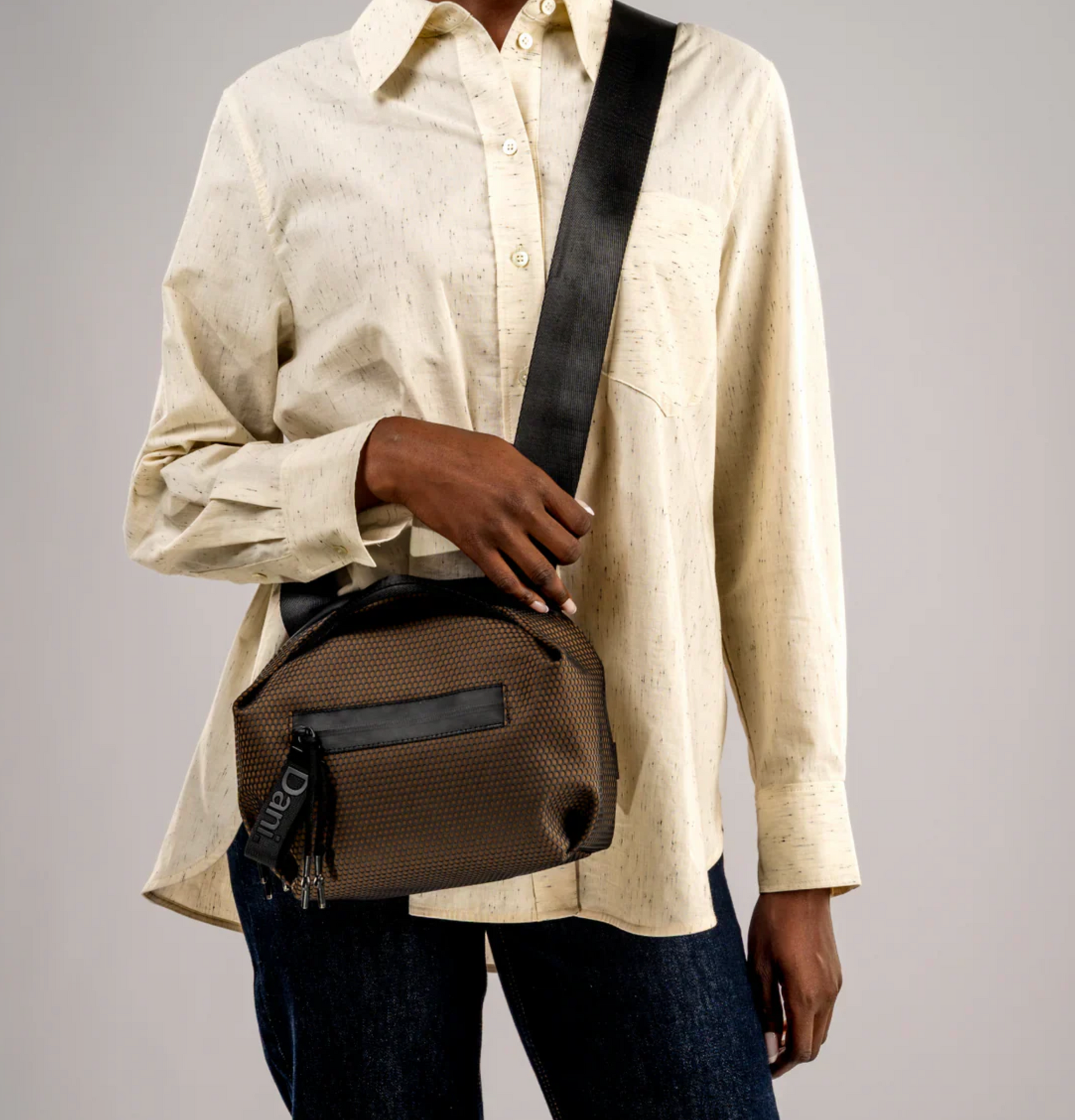 Daniella Lehavi Bonnie Crossbody Bag, Cafe