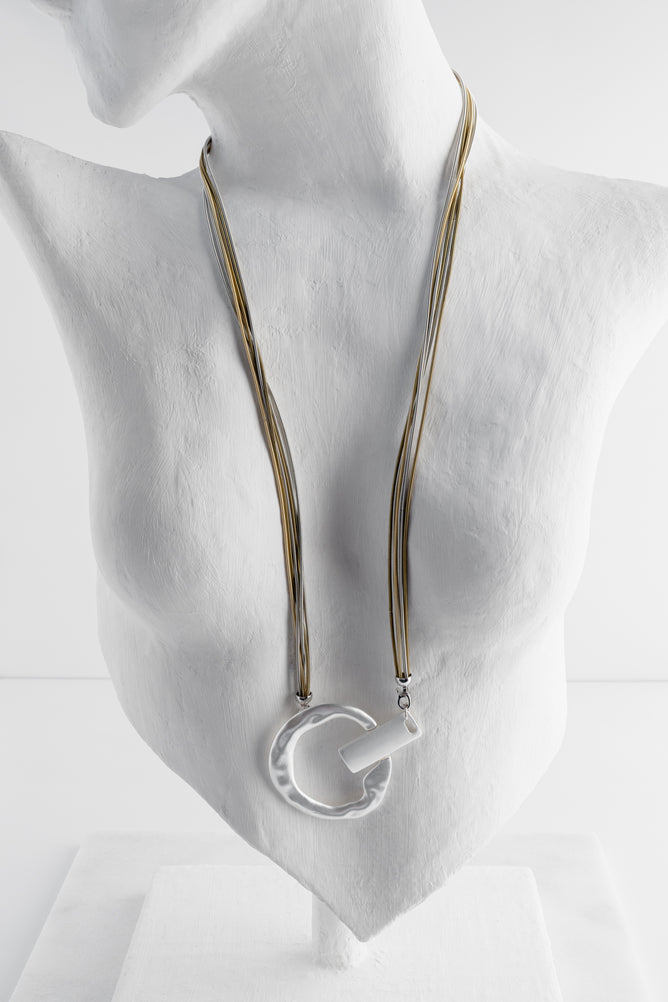 Sea Lily Polly Multi Metal Necklace