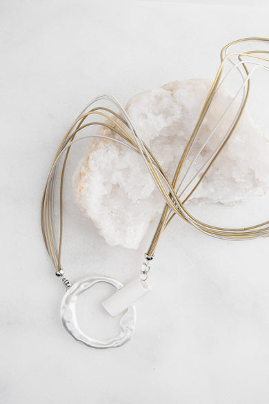 Sea Lily Polly Multi Metal Necklace