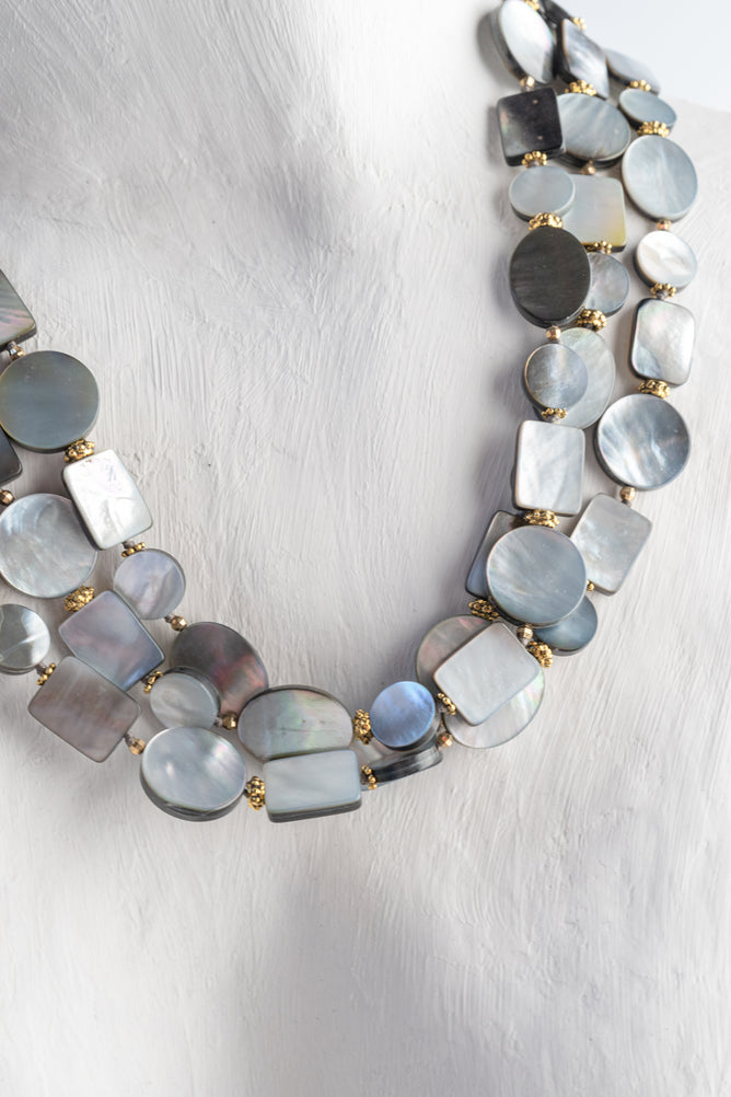 Sea Lily Glenna Three-Strand Necklace