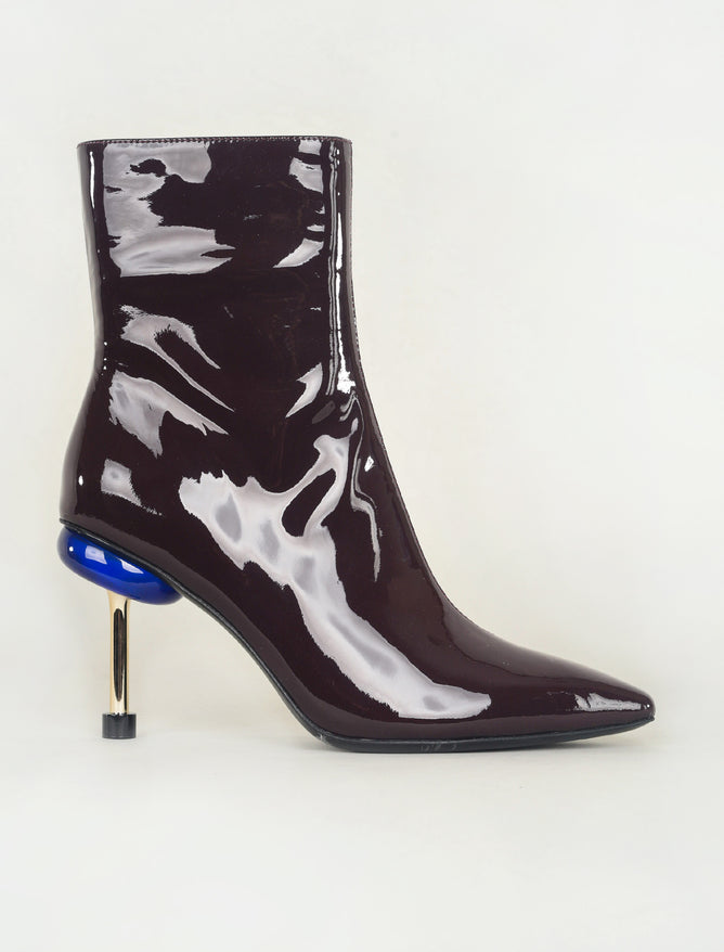 4CCCCEES Osha Nox High Boots, Plum Patent