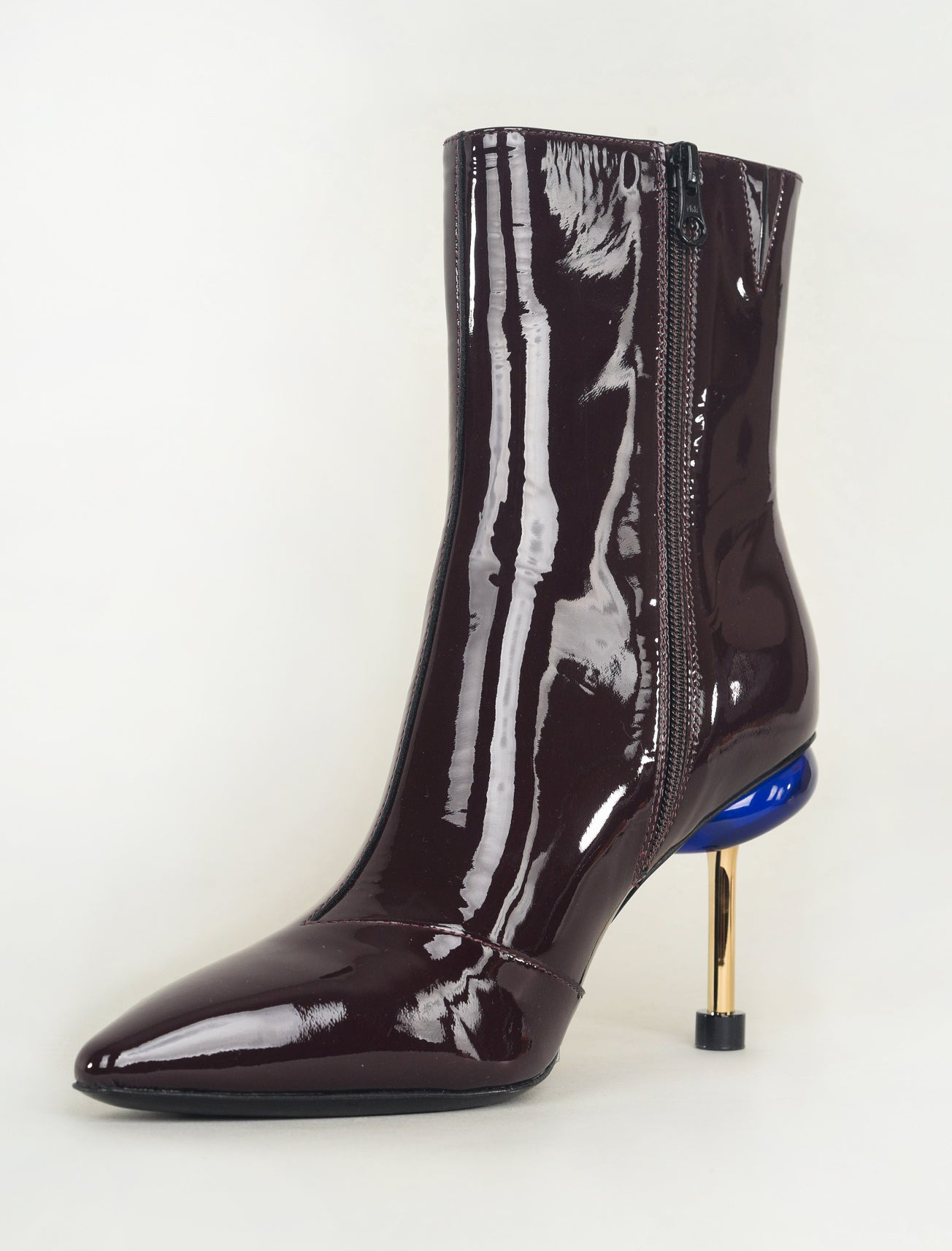 4CCCCEES Osha Nox High Boots, Plum Patent
