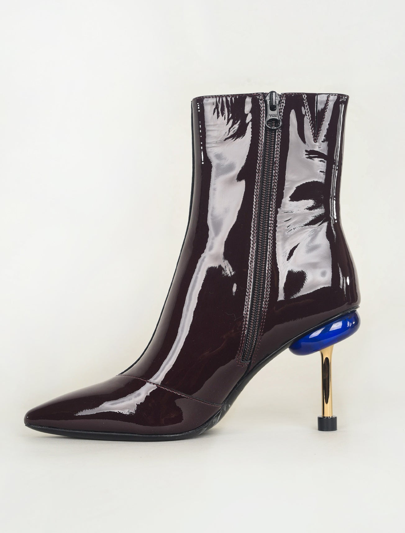 4CCCCEES Osha Nox High Boots, Plum Patent