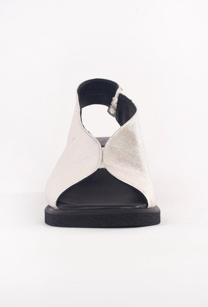 All Black OT Lady Sling, Silver