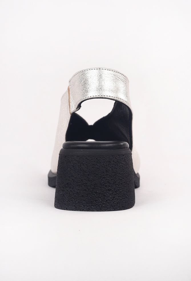 All Black OT Lady Sling, Silver