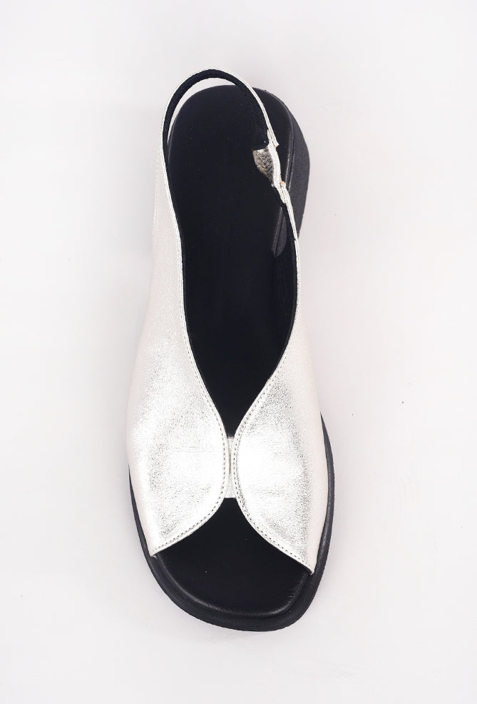 All Black OT Lady Sling, Silver