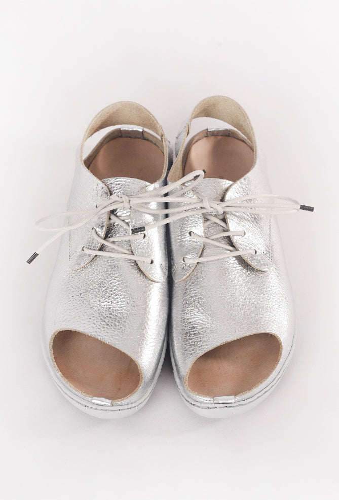 Trippen Shoes Dismantle Cup Oxford, Silver Lam