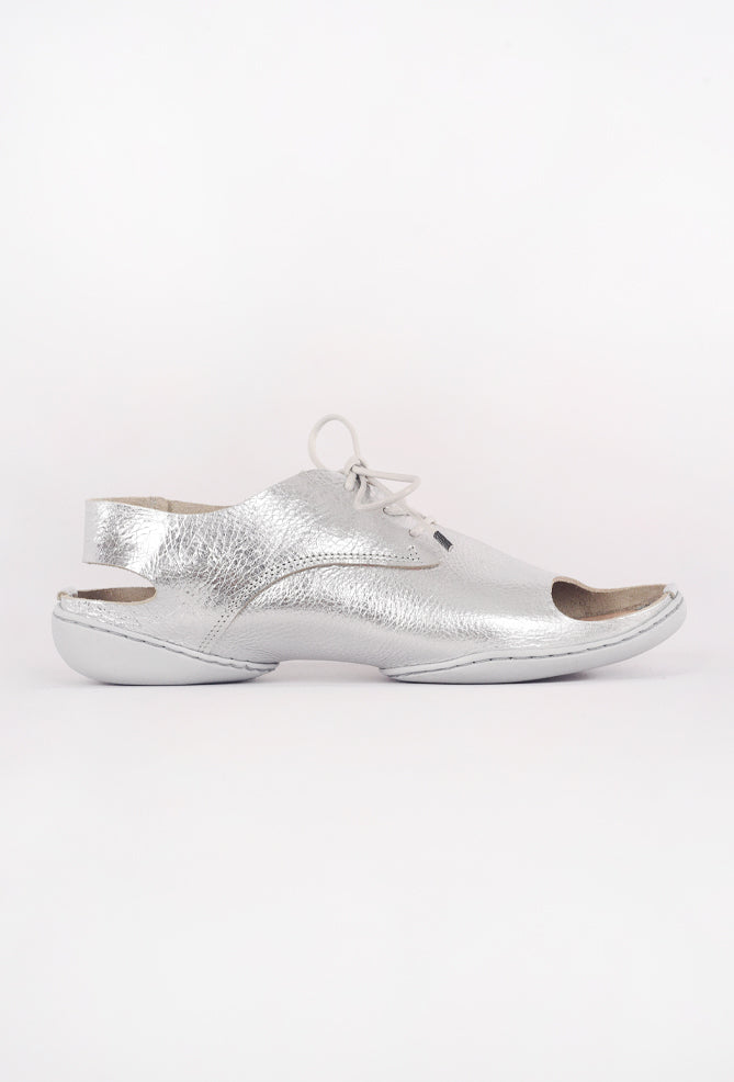 Trippen Shoes Dismantle Cup Oxford, Silver Lam