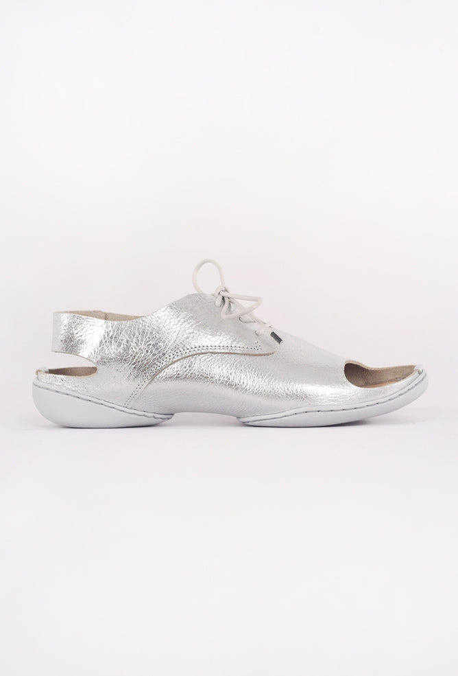 Trippen Shoes Dismantle Cup Oxford, Silver Lam
