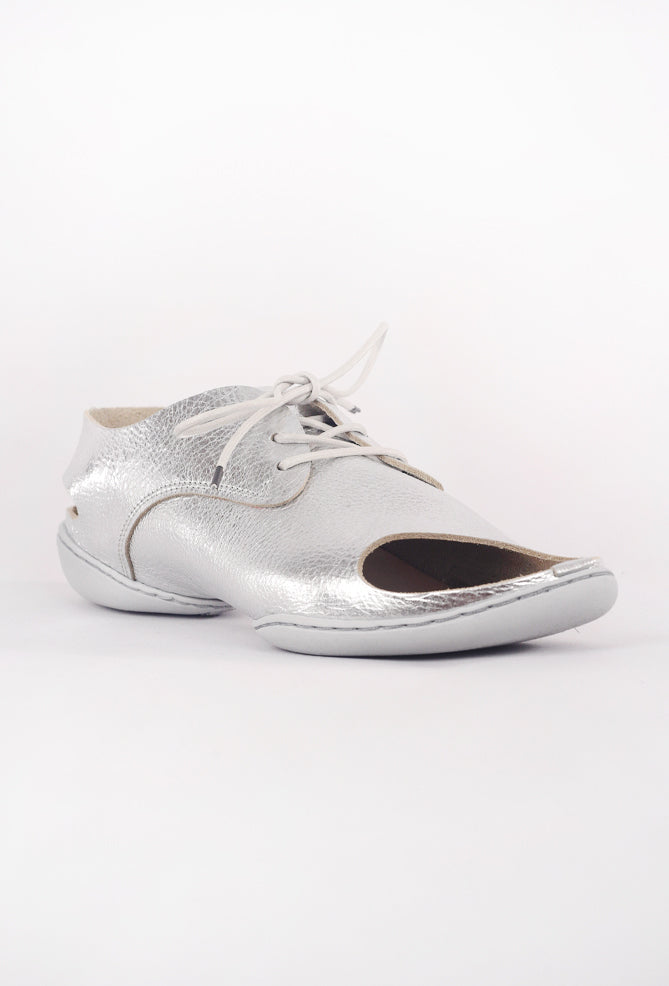 Trippen Shoes Dismantle Cup Oxford, Silver Lam
