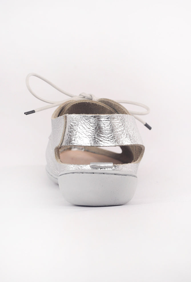 Trippen Shoes Dismantle Cup Oxford, Silver Lam