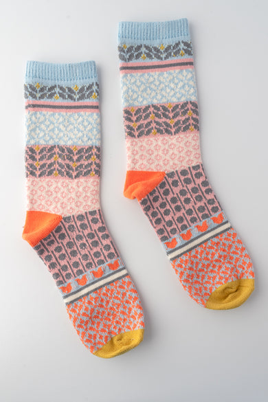 Sock It Up Ava Fuzzy Knit Socks