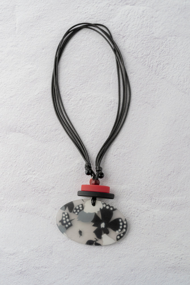 Sylca Designs Eden Pendant, Black & White