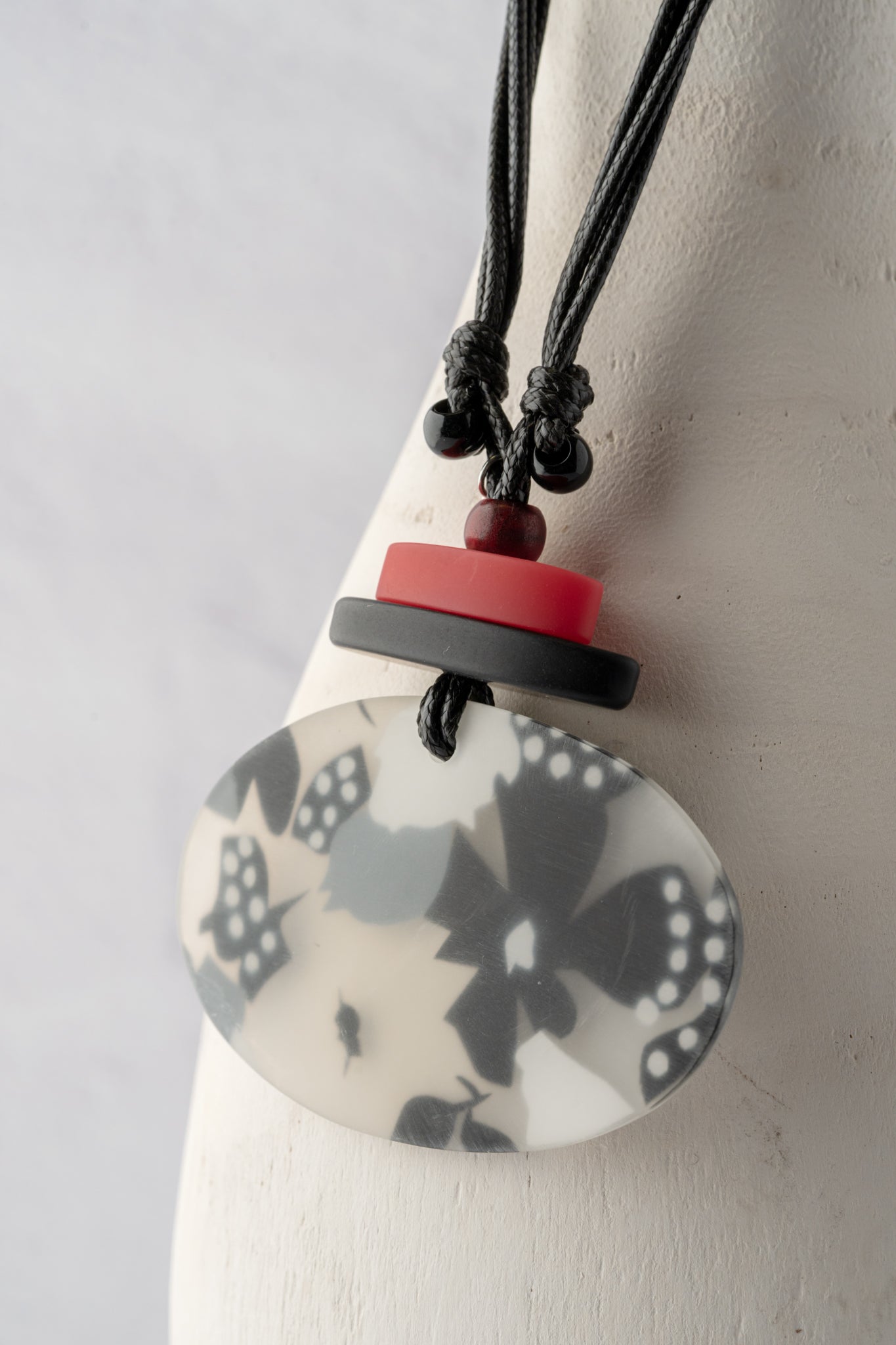 Sylca Designs Eden Pendant, Black & White
