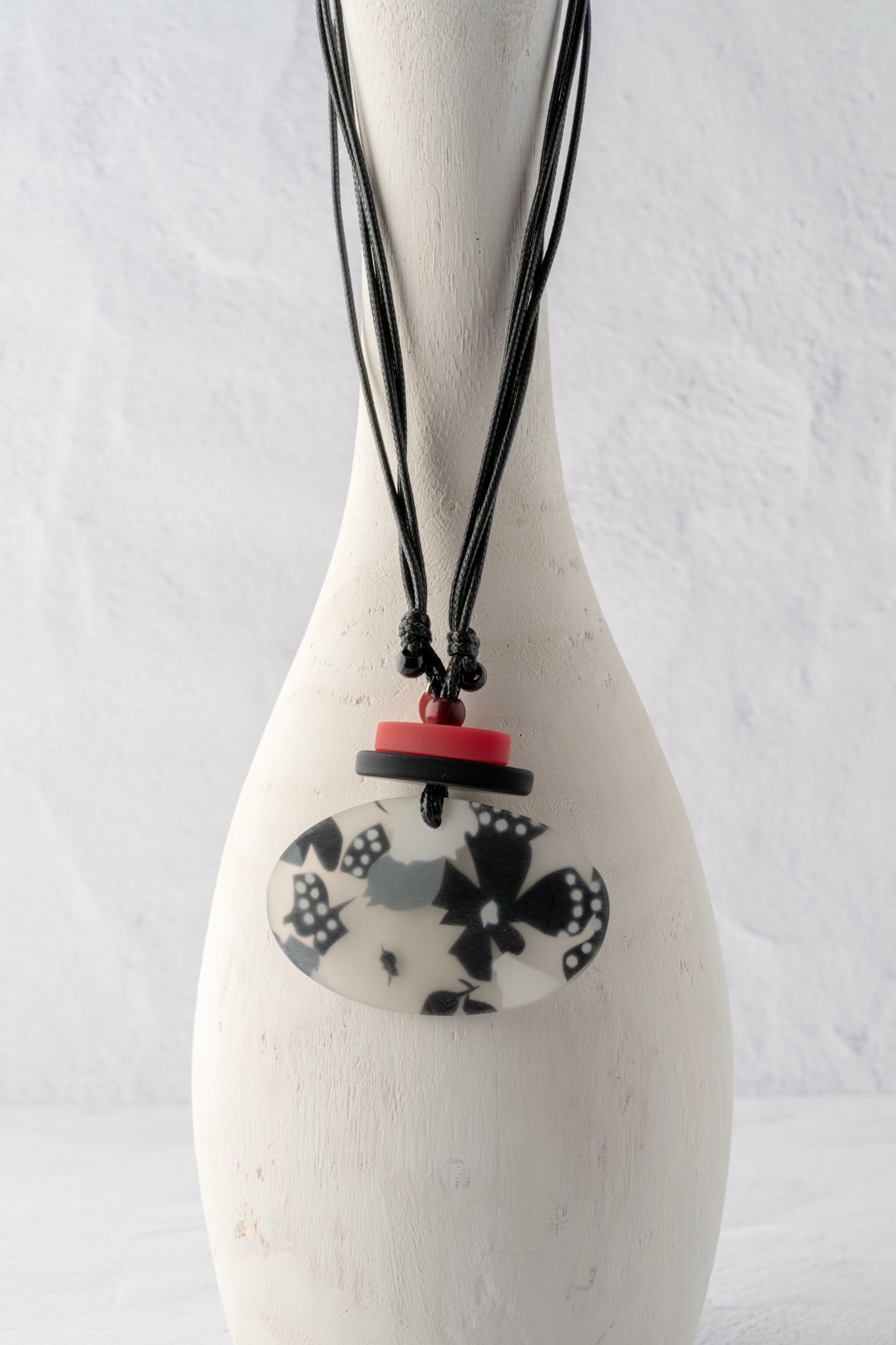 Sylca Designs Eden Pendant, Black & White